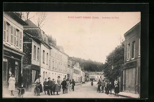 AK Pont-Saint-Pierre, Interieur du Pays