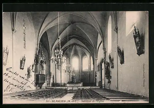 AK Beaulieu, Intérieur de l`Église