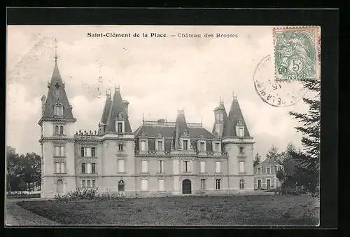 AK Saint-Clément-de-la-Place, Château des Brosses
