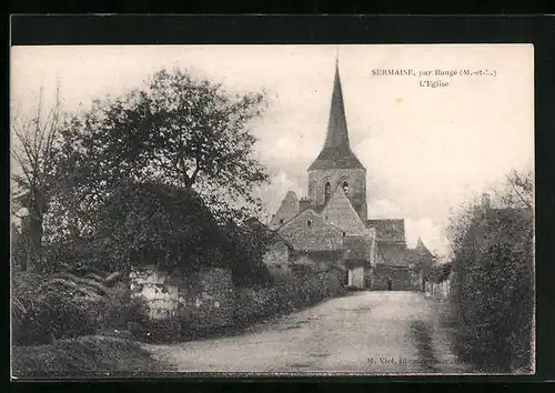 AK Sermaise, par Baugé, L`Eglise