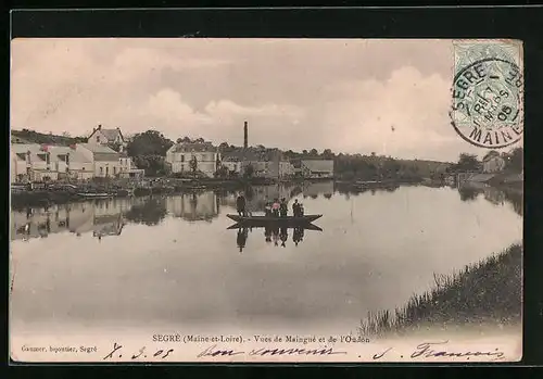 AK Segré, Vue de Maingué et de l`Oudon