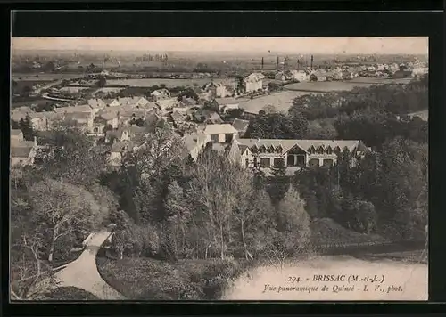 AK Brissac, Vue panoramique de Quincé