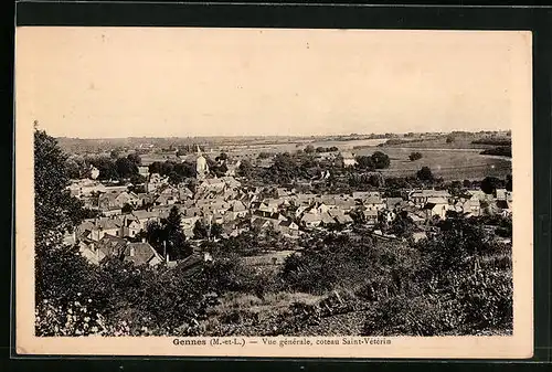 AK Gennes, Vue générale, coteau Saint-Vétérin