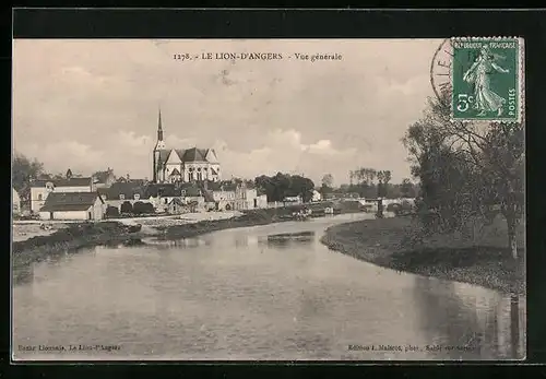 AK Le Lion-D`Angers, Vue générale