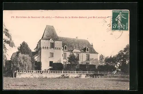 AK Saumur, Chateau de la Motte-Baracé, par St-Lambert