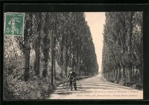 AK Morannes, Route de Morannes à Chemiré
