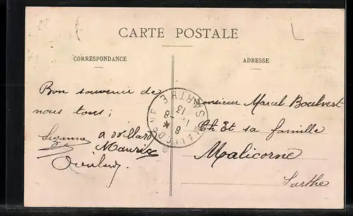 AK Erigné, La Roche d`Erigné et les Bords du Louet