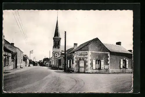 AK Saint-Sauveur-de-Flée, Route de Château-Gontier