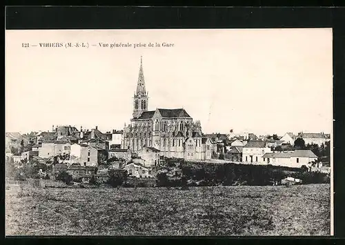 AK Vihiers, Vue générale prise de la Gare