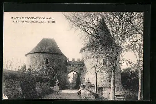 AK Champtoceaux, L`Entrée du Château