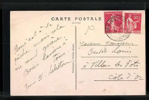 AK Chateauneuf-sur-Sarthe, Quartier de l`Eglise