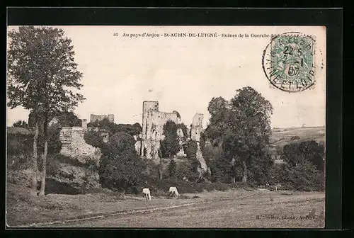 AK St-Aubin-de-Luigné, Ruines de la Guerche