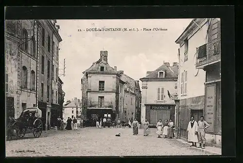 AK Doué-la-Fontaine, Place d`Orléans