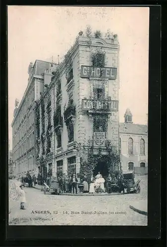 AK Angers, Grand Hotel Continental, 14 Rue Saint-Julien