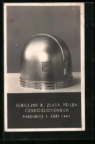 AK Pardubice, Jubilejni X. Zlata Prilba Ceskoslovenska, 7. Zari 1947