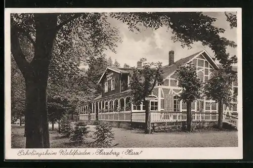 AK Herzberg /Harz, Erholungsheim Waldfrieden