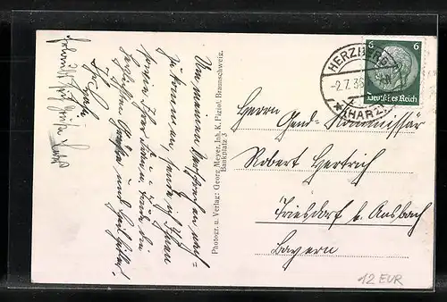 AK Herzberg /Harz, Erholungsheim Waldfrieden