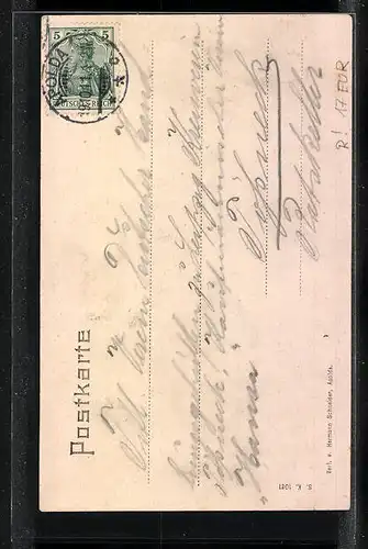 AK Apolda, Sophien Schule, Bahnhof, Kriegerdenkmal