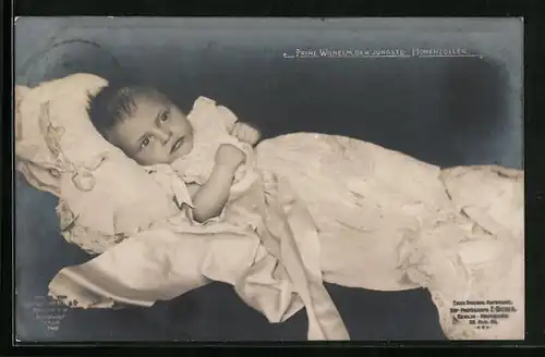 AK Prinz Wilhelm, der jüngste Hohenzoller als Baby