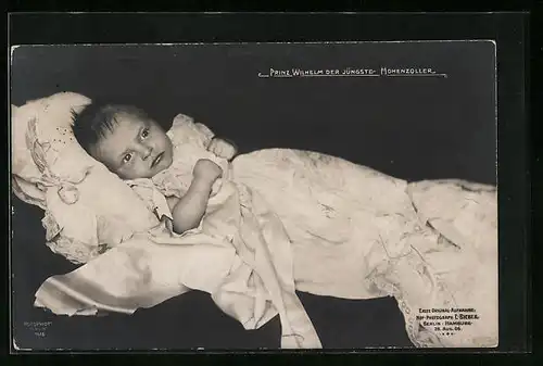 AK Prinz Wilhelm von Preussen als Taufkind