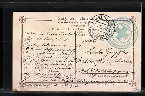 AK Die Söhne des Kronprinzenpaares Wilhelm von Preussen in Feldgrau