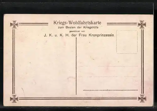 AK Die Söhne des Kronprinzenpaares Wilhelm von Preussen in Feldgrau