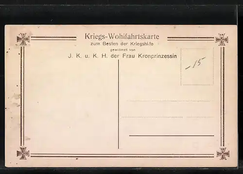 AK Die Söhne des Kronprinzenpaares in Feldgrau