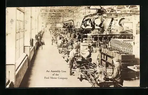 AK Fabrikarbeiter der Ford Motor Company