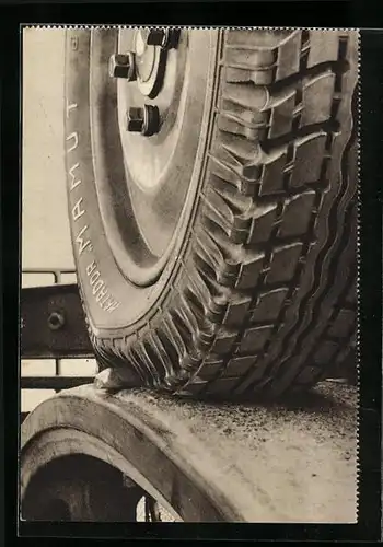 AK Reklame für Autoreifen desHerstellers Matador