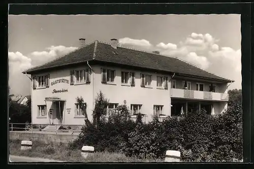 AK Unterschwarzach i. Odw., Gasthaus zu, Schwarzbachtal