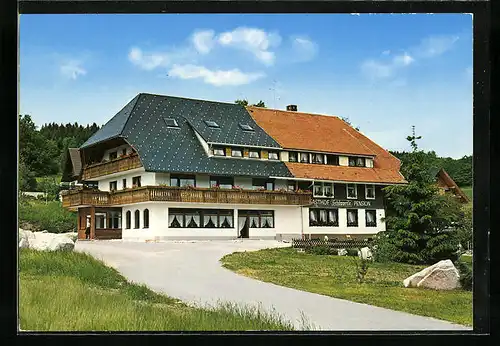 AK Häusern /Schwarzw., Gasthof-Pension Schöpperle