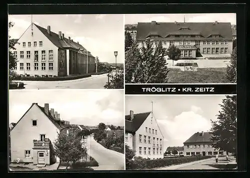 AK Tröglitz, Kalini-Oberschule, Kindergarten, Ernst-Thälmann-Strasse