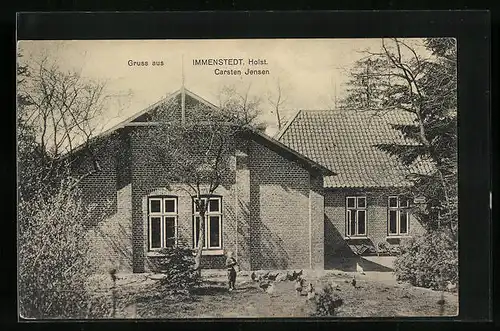 AK Immenstedt /Holst., Haus v. Casten Jensen