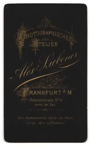 Fotografie Alex. Liebener, Frankfurt a. M., Brönnerstr. 6, Charmanter Herr in modischer Kleidung