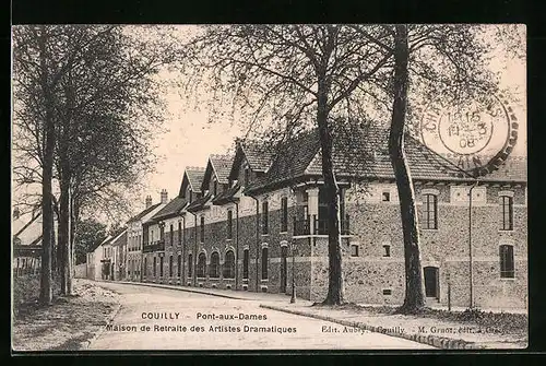 AK Couilly, Pont-aux-Dames, Maison de Retraite des Artistes Dramatiques