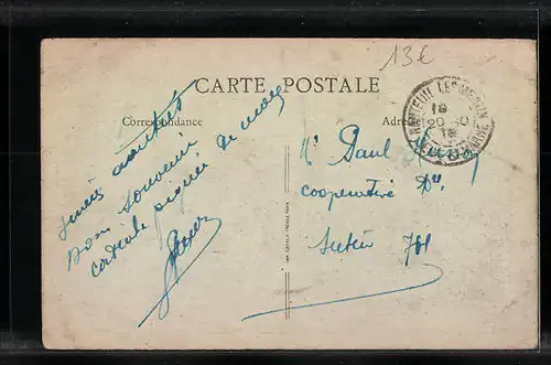 AK Chermont, Strassenpartie im Ort