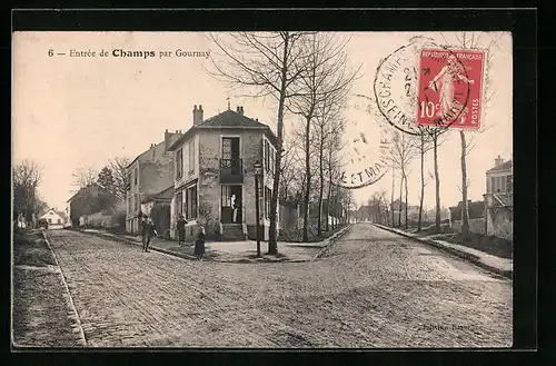 AK Champs, Entrée du Village par Gournay