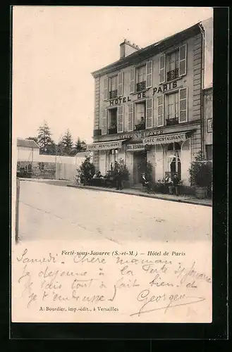AK Ferté-sous-Jouarre, Hotel de Paris