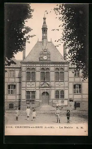 AK Chaumes-en-Brie, La Mairie