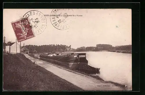 AK Misy-sur-Yonne, Les Bords de l`Yonne
