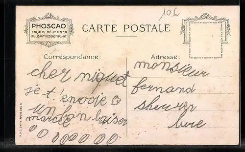 Künstler-AK Moret, Bords du Loing