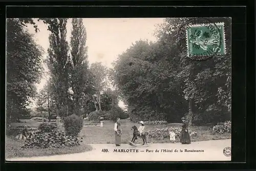 AK Marlotte, Parc de l`Hotel de la Renaissance