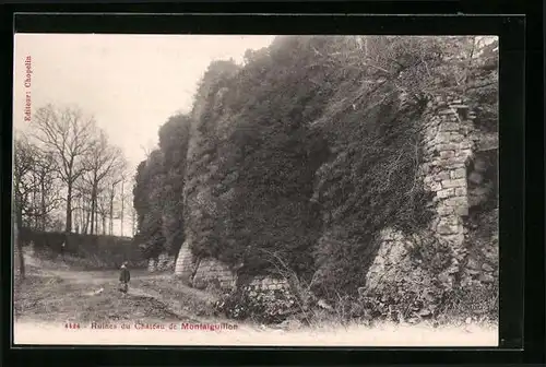 AK Montaiguillon, Ruines du Chateau