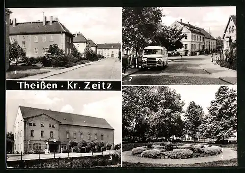 AK Theissen, Heinrich-Heine-Strasse, Weissenfelser Strasse, HO-Gasthaus Volkshaus