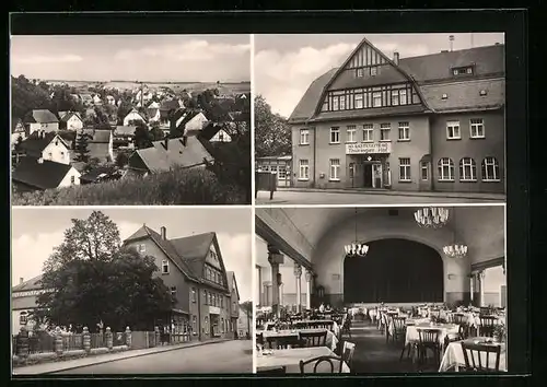 AK Weissenborn / Eisenberg, HO-Gaststätte und FDGB-Vertragsheim Thüringer Hof