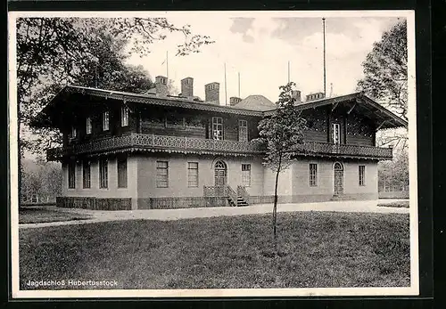 AK Joachimsthal, Jagdschloss Hubertusstock