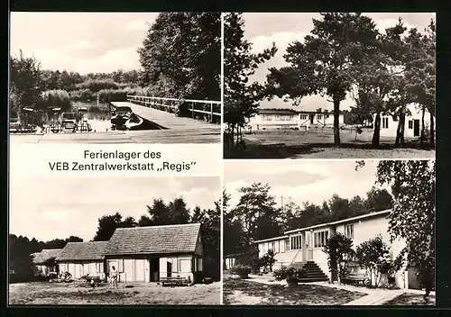 AK Blossin /Königs Wusterhausen, Ferienlager des VEB Zentralwerkstatt Regis