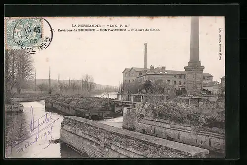 AK Pont Authou, Filature de Coton