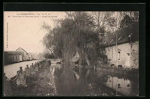 AK Pacy-sur-Eure, Canal de Croisy