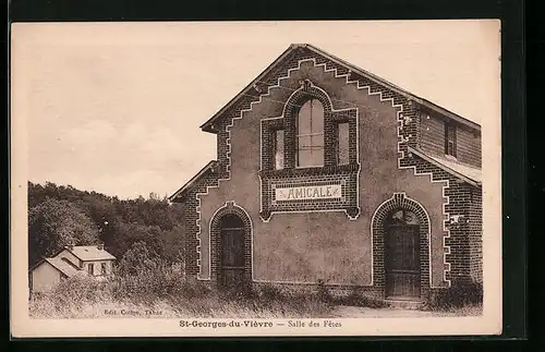 AK ST-Georges-du-Vievre, Salle des Fetes